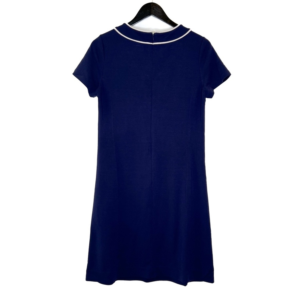 Lilly Pulitzer Dress Navy Shift Dress with Pink Buttons - Picture 6 of 6